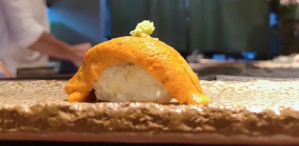 Sea Urchin (Uni) Nigiri Sushi