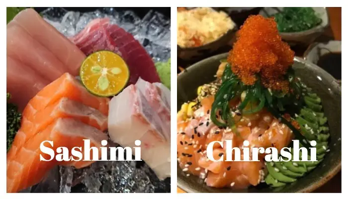 poke bowl vs chirashi