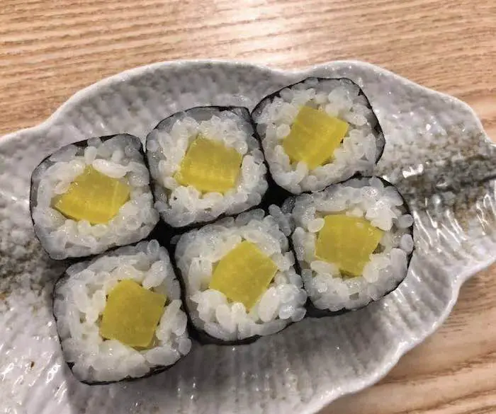 What Is  Oshinko And How To Make Oshinko Sushi Roll